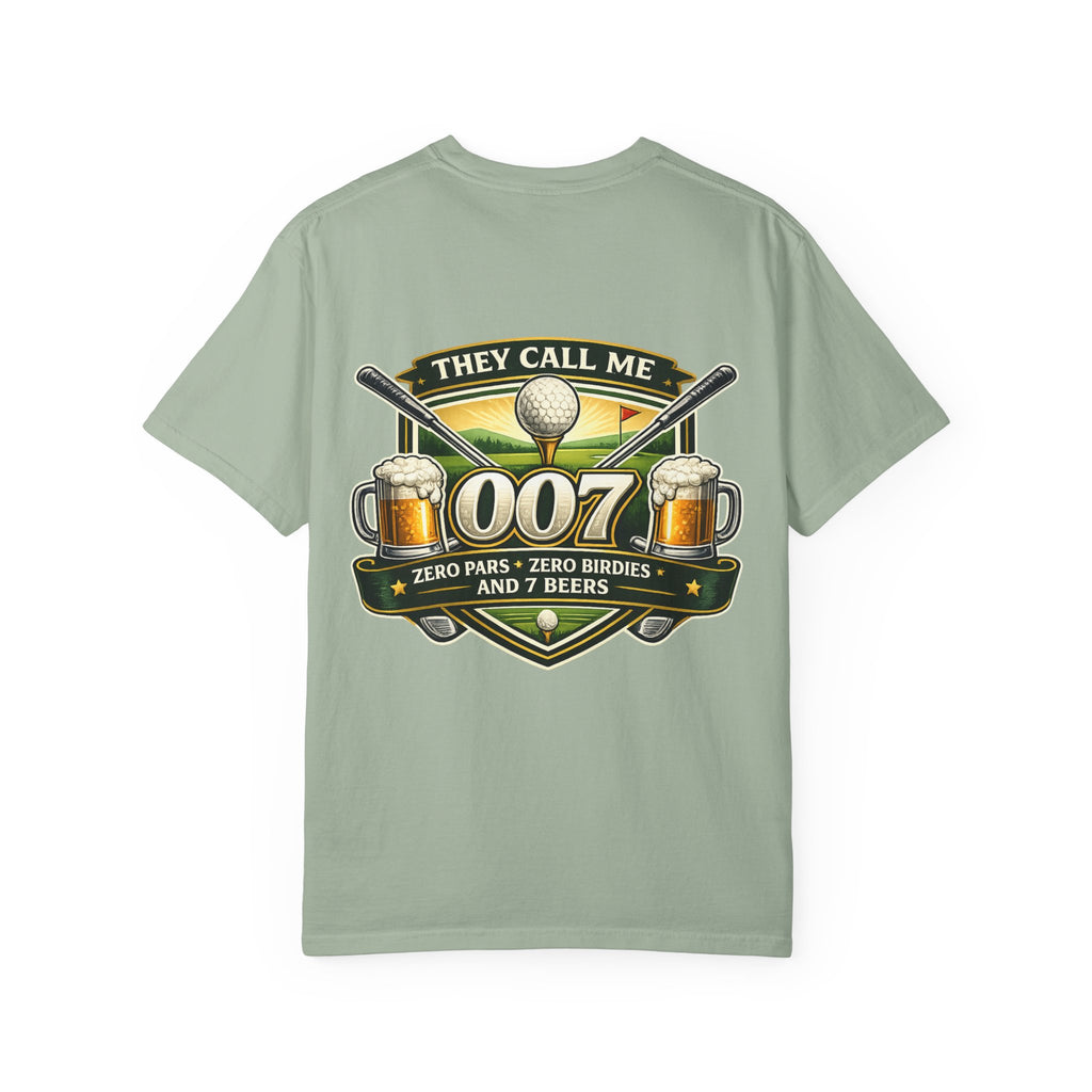 Golf They Call Me 007 T-Shirt — Funny Golfing Shirt with Beer Graphic