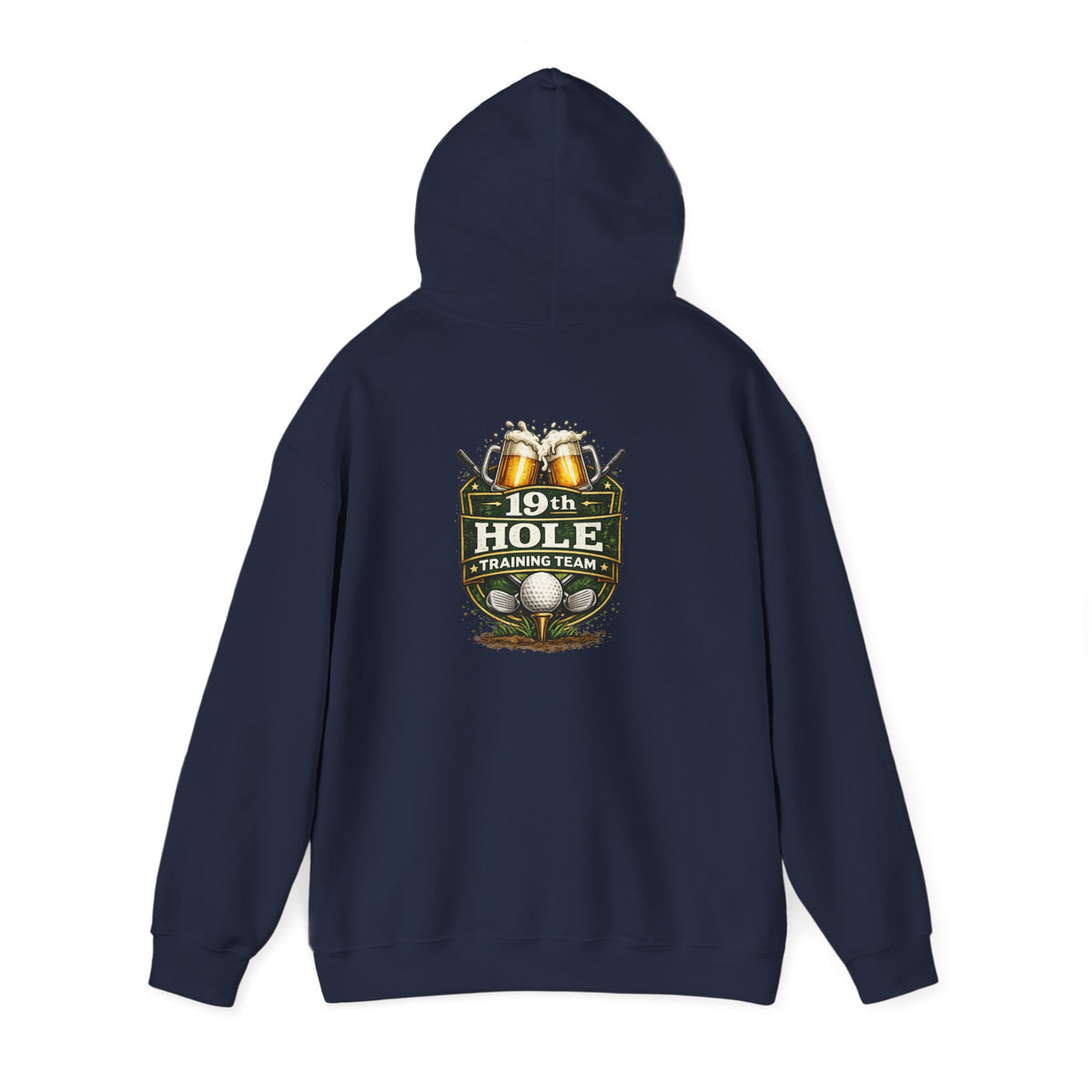 19th Hole Golf Crest Hoodie | Golf Training Team sweatshirt