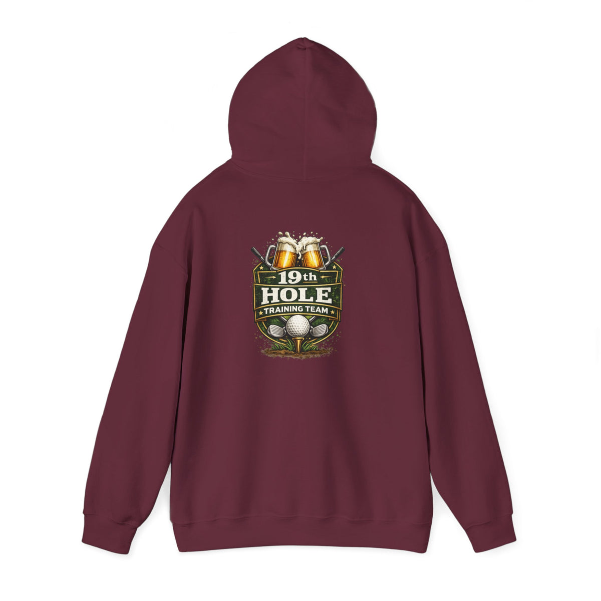 19th Hole Golf Crest Hoodie | Golf Training Team sweatshirt