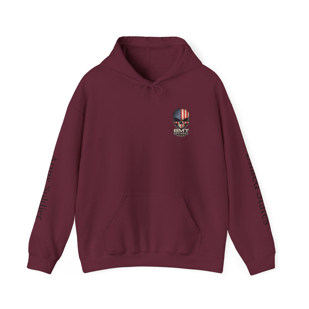 American Flag Soldier Skull hoodie | Army Soldier Pullover, Veterans Tribute