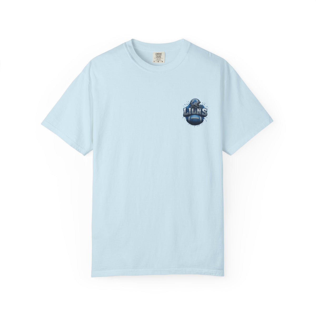 Football Graphic T-Shirt — Helmet & Ball Back Print