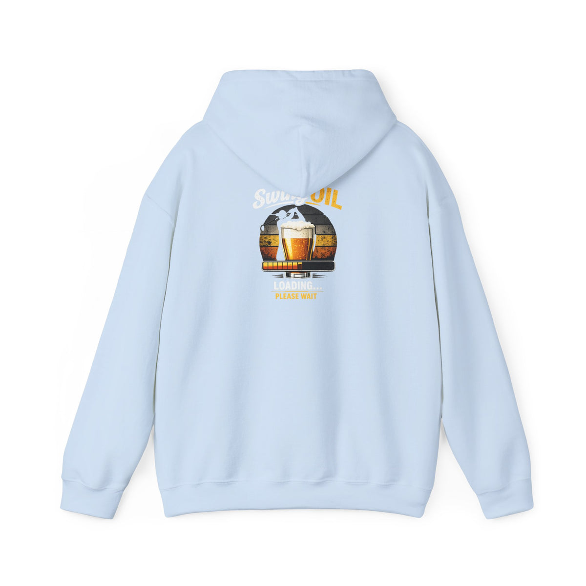 Swing Oil Logo Hoodie | Brewery Pint Graphic, Vintage Taproom Emblem