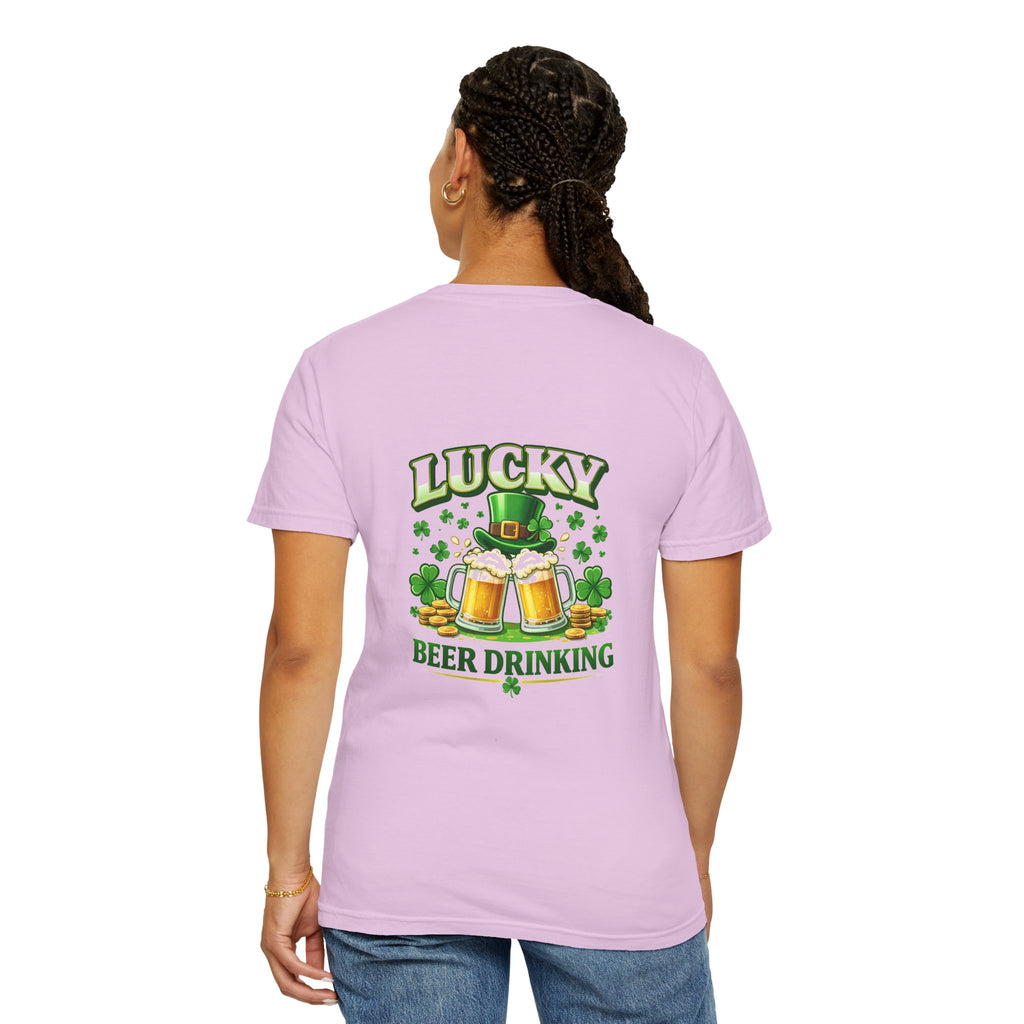 St. Patrick's Lucky Beer Drinking T-Shirt