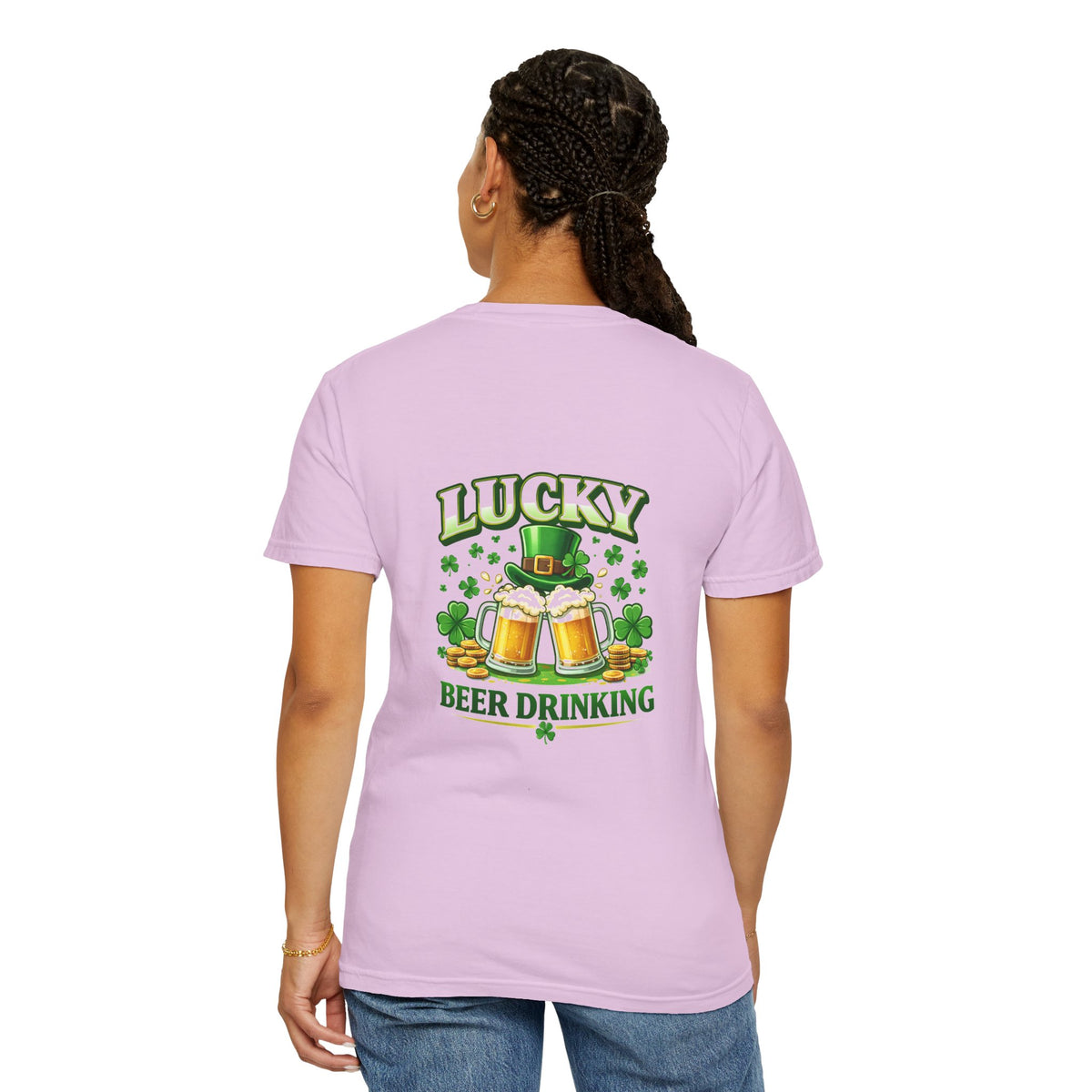 St. Patrick's Lucky Beer Drinking T-Shirt