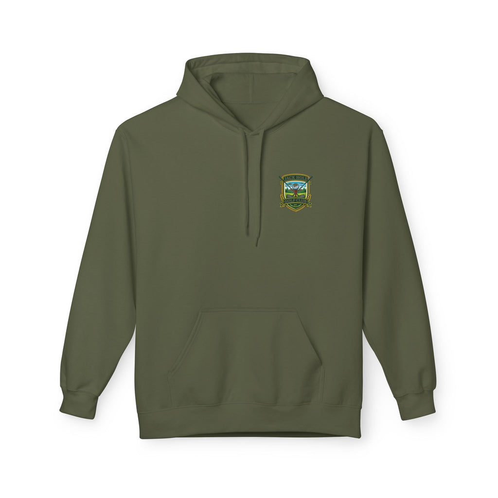 Fairways are Overrated Illustration Hoodie | 'Fairways Are Overrated' Woodland Golf Design