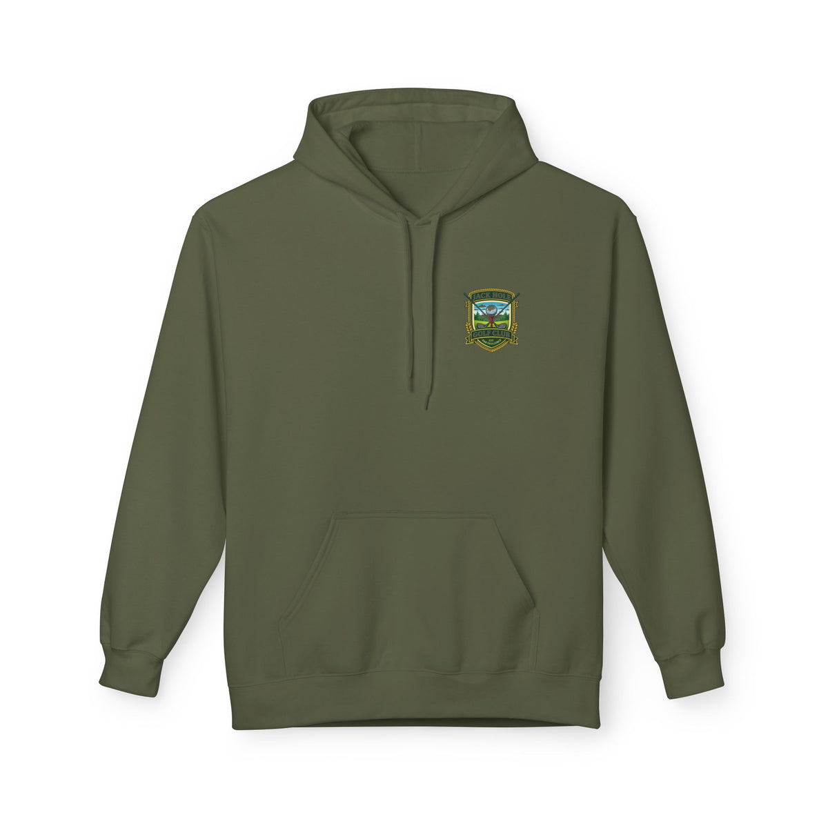 Fairways are Overrated Illustration Hoodie | 'Fairways Are Overrated' Woodland Golf Design