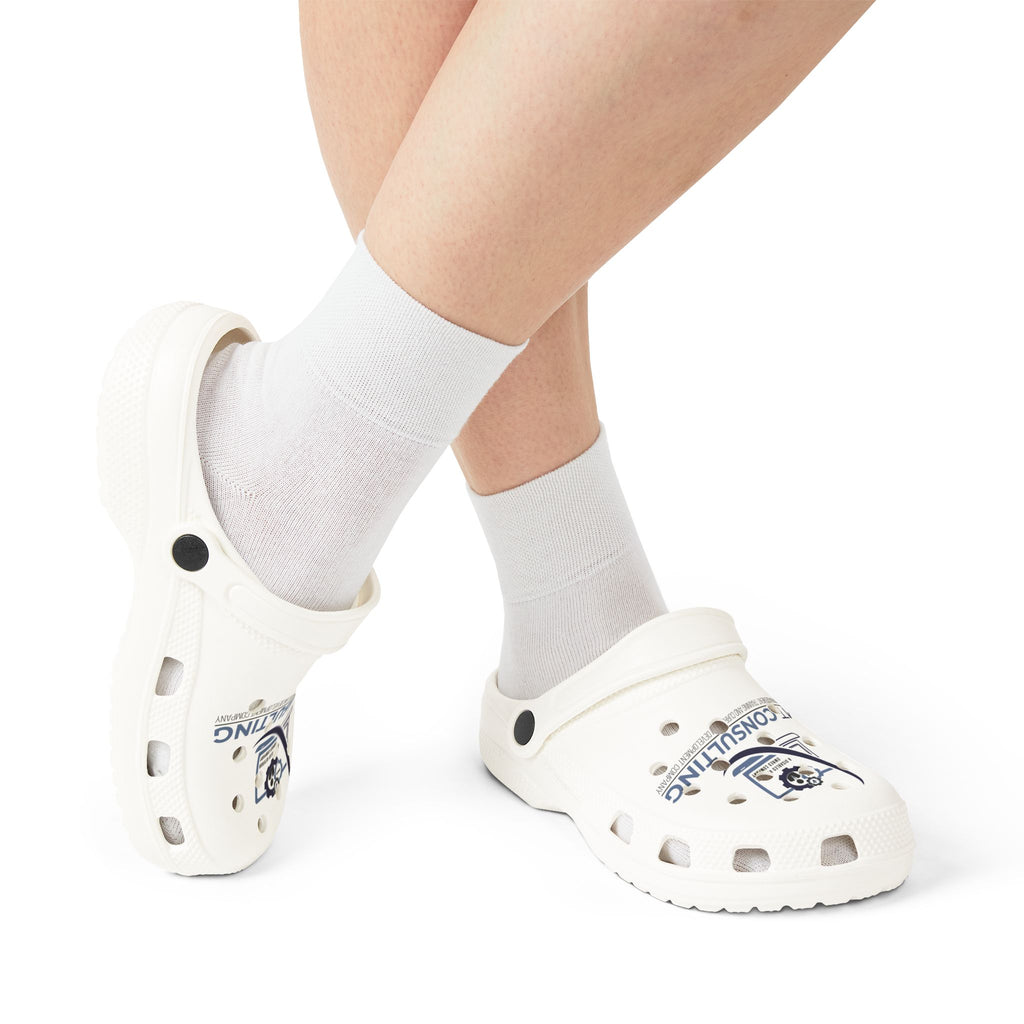 Custom EVA Foam Clogs — BMT Consulting Logo Beach Garden Shoes