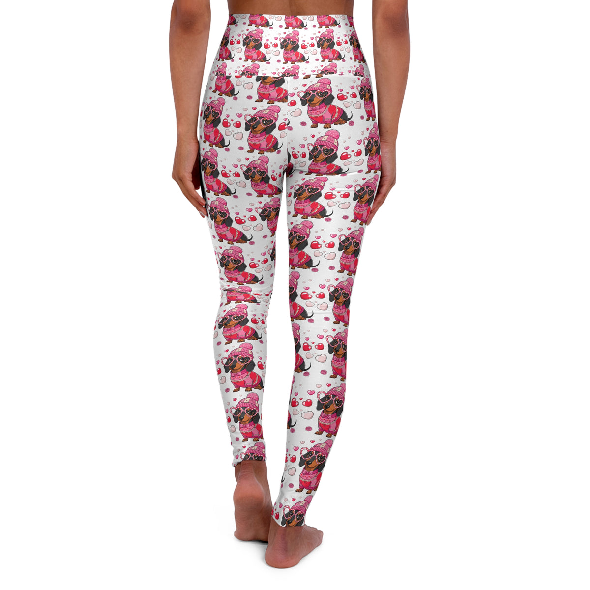 High Waisted Yoga Leggings (AOP)