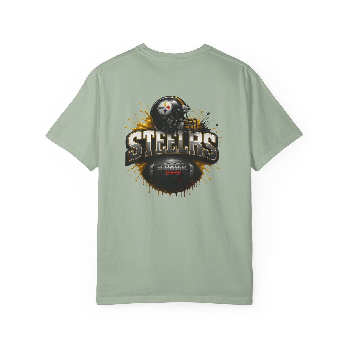 Steelers Graphic T-Shirt — Retro Helmet & Splash Logo