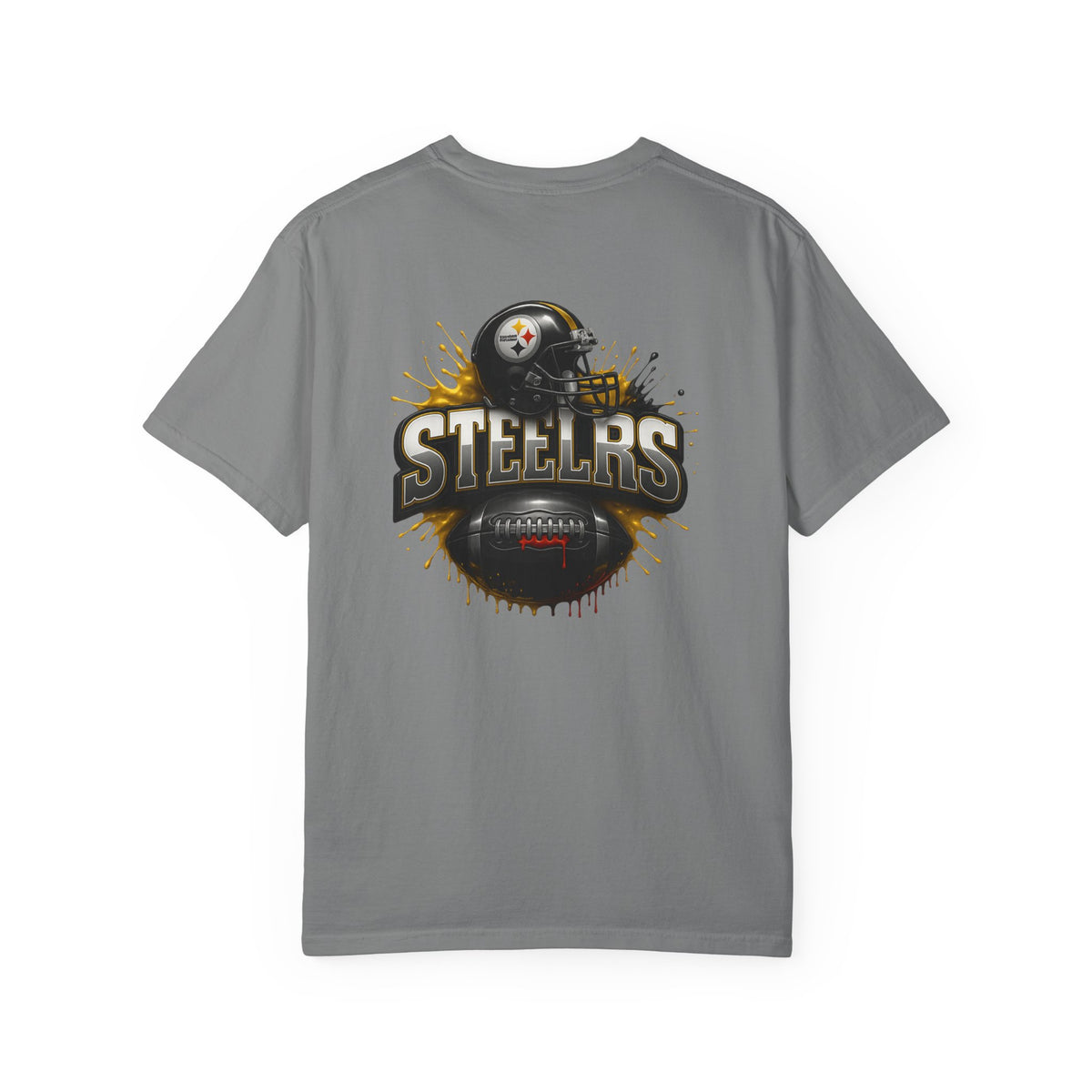 Steelers Graphic T-Shirt — Retro Helmet & Splash Logo