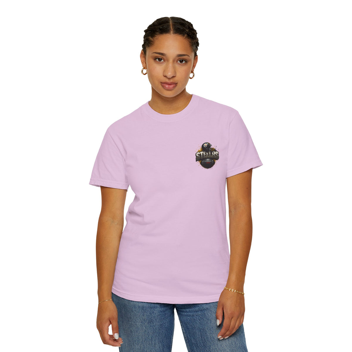 Steelers Graphic T-Shirt — Retro Helmet & Splash Logo
