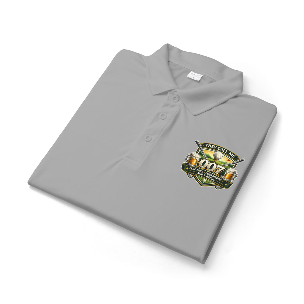 007 Racing Shield Polo — Lightweight Logo Golf & Team Polo