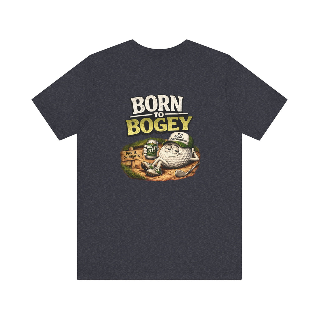 Born to Bogey T-Shirt | Golf Cartoon Logo, Back Nine Golf Club