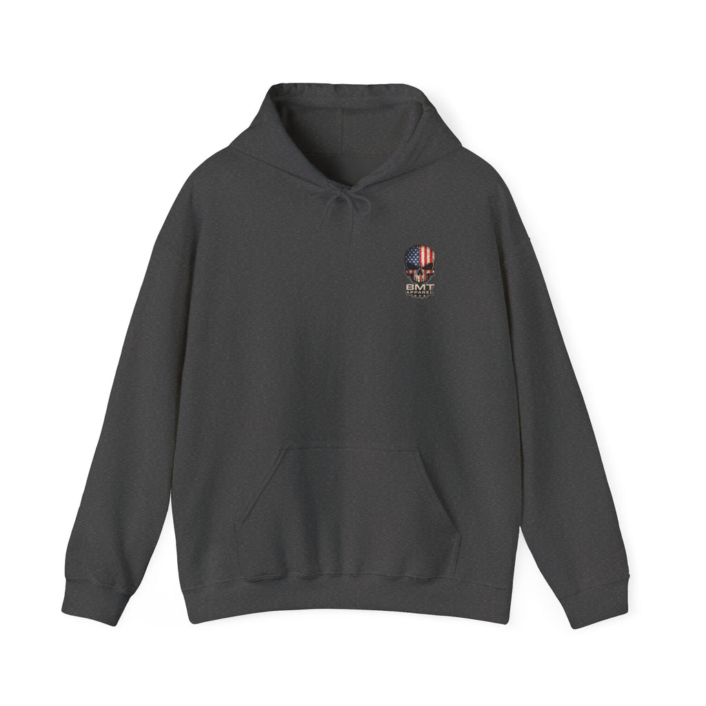 Epic Fury Soldier Helmet Hoodie | Military Memorial, American Flag