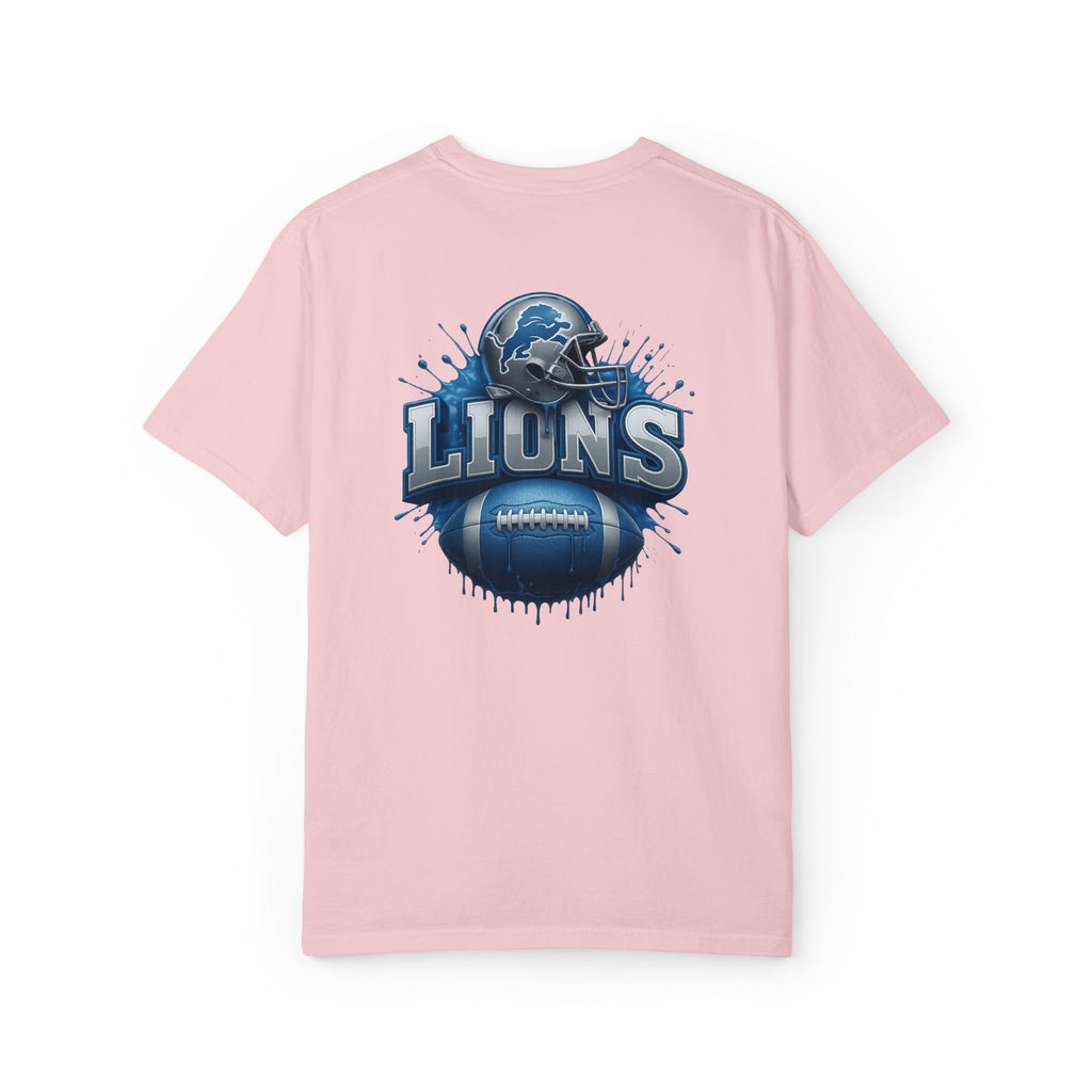 Football Graphic T-Shirt — Helmet & Ball Back Print