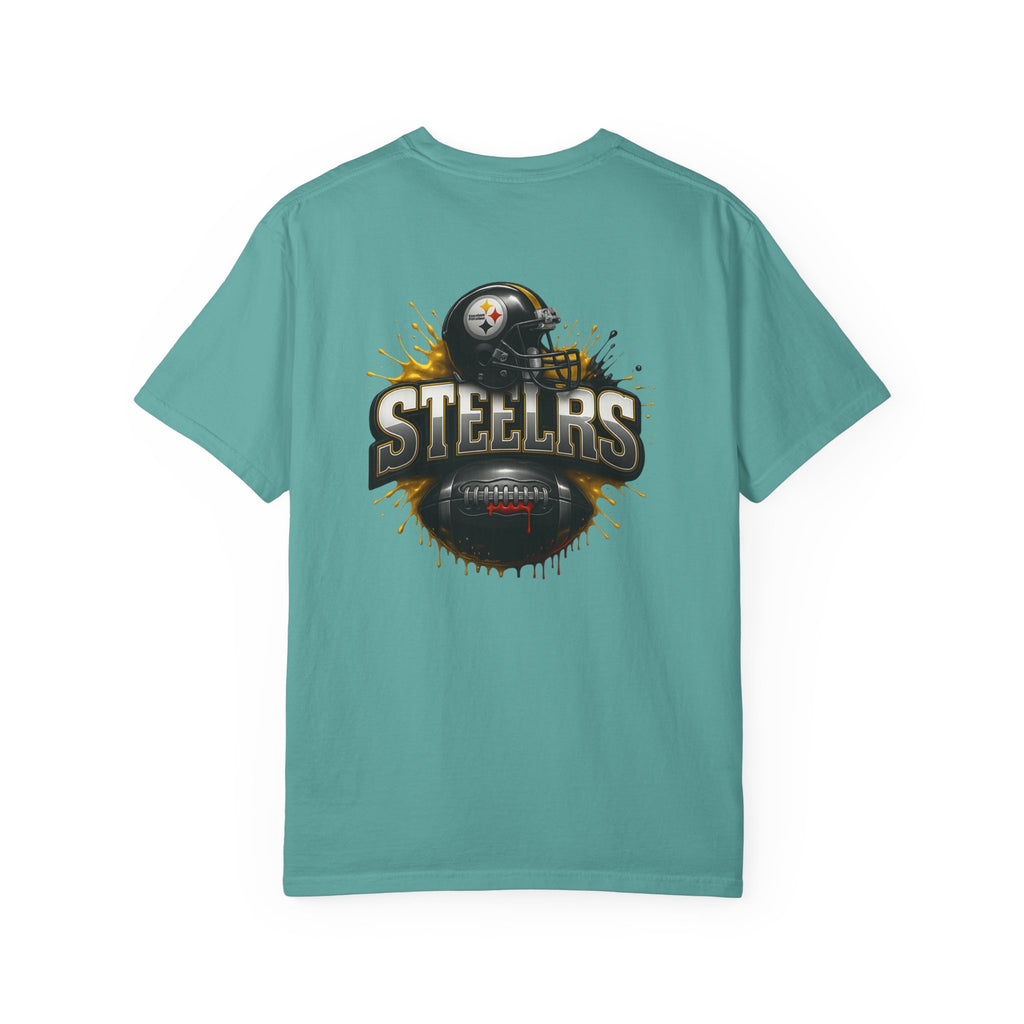 Steelers Graphic T-Shirt — Retro Helmet & Splash Logo
