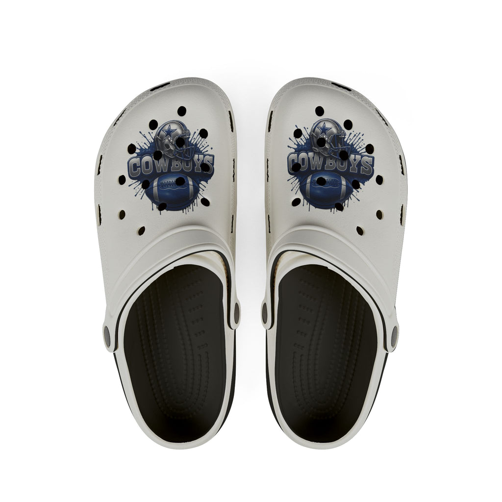 Cowboys Graphic Clog Shoes — EVA Foam Slip-On with 'Cow Boys' Design