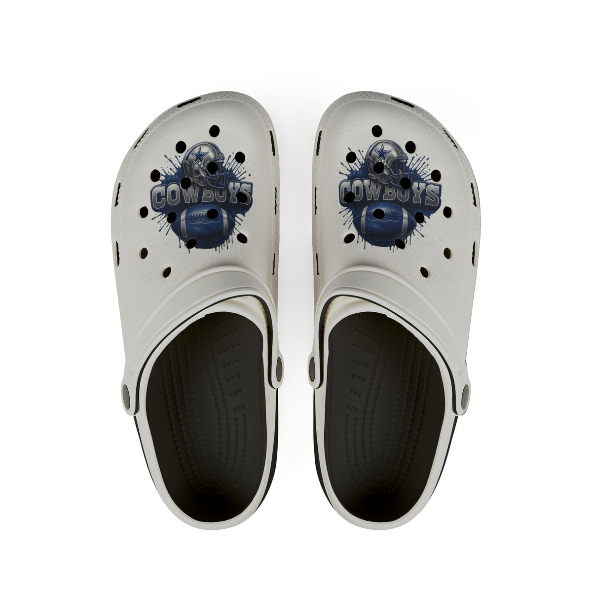 Cowboys Graphic Clog Shoes — EVA Foam Slip-On with 'Cow Boys' Design