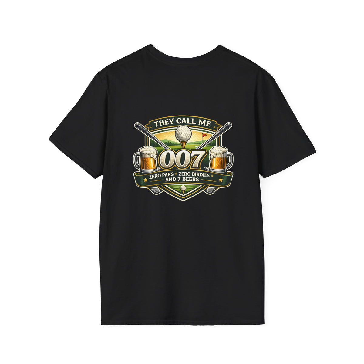 They Call Me 007 Golf Logo T-Shirt | Golfers, Beer, Funny Golf Shirt