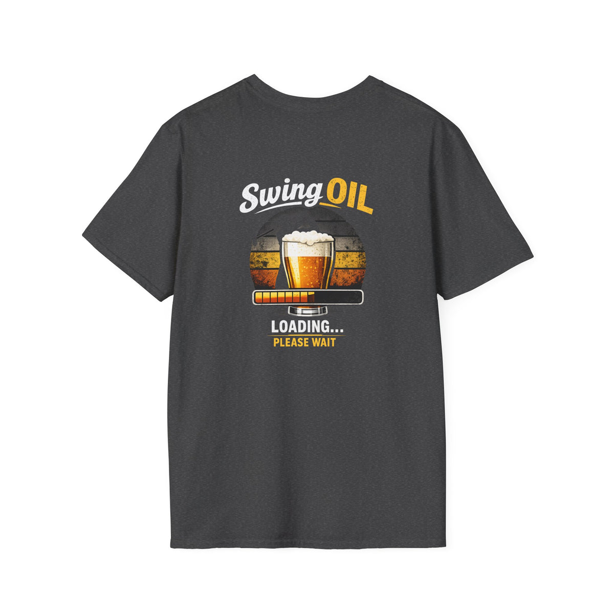 Swing Oil Company T-Shirt | Vintage Brewery Logo, Beer Glass Illustration