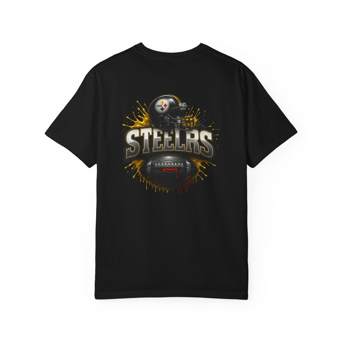 Steelers Graphic T-Shirt — Retro Helmet & Splash Logo