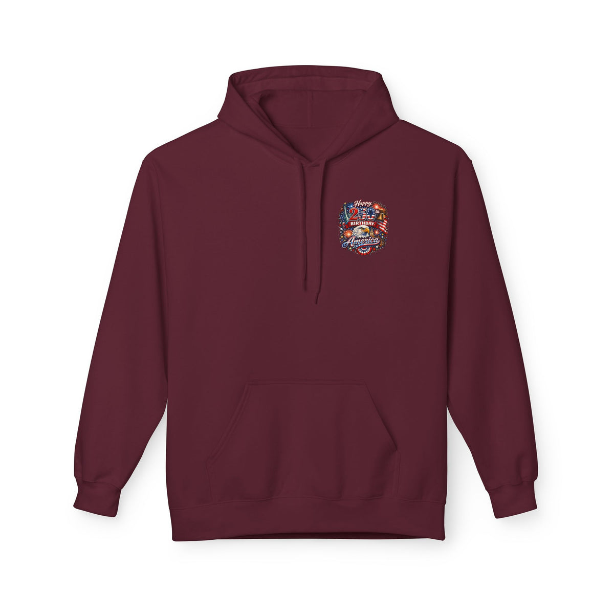 American Flag Eagle Veteran Hoodie | Patriotic Military Emblem
