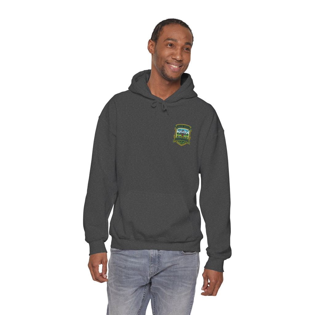 Swing Oil Logo Hoodie | Brewery Pint Graphic, Vintage Taproom Emblem