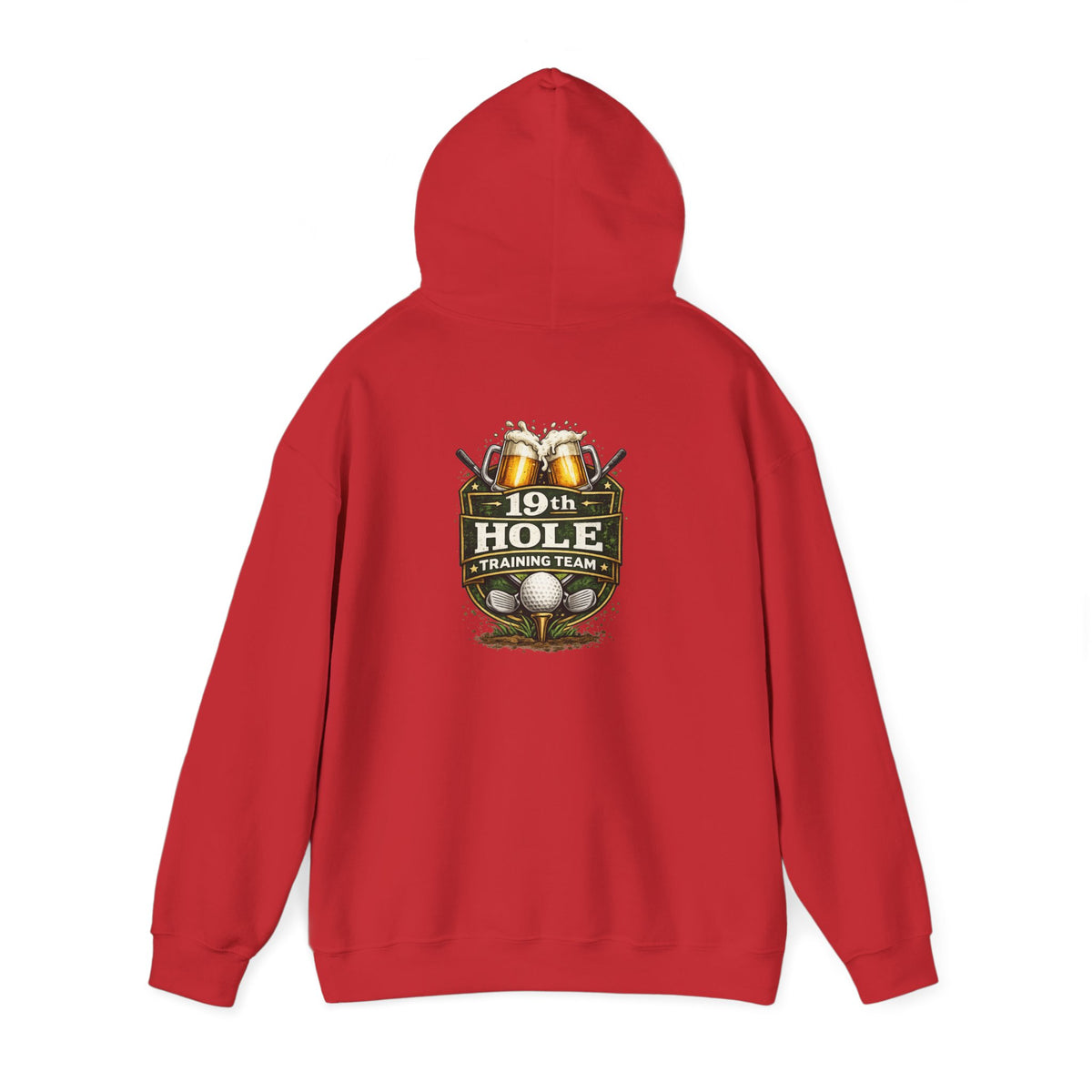 19th Hole Golf Crest Hoodie | Golf Training Team sweatshirt