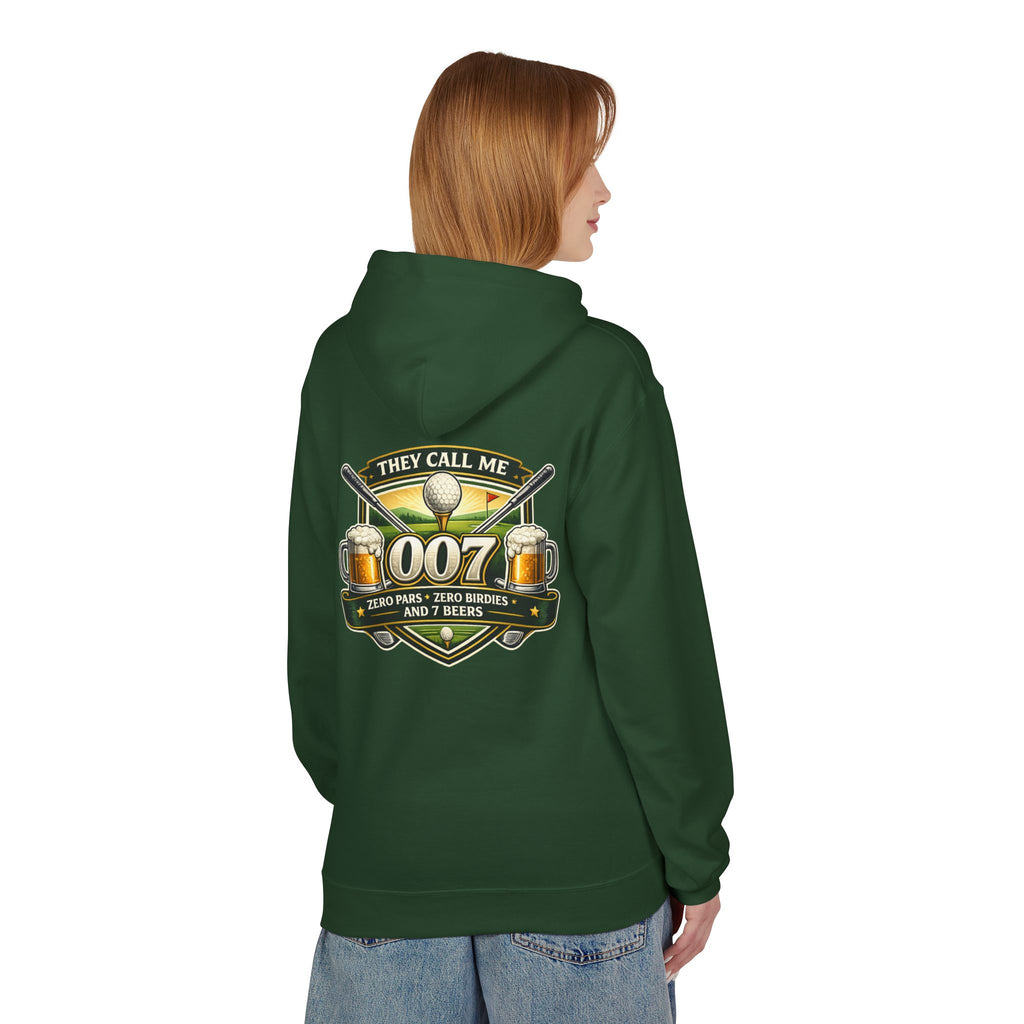 007 Pool Shark Hoodie – "They Call Me 007" Billiards & Beer Graphic Hoodie