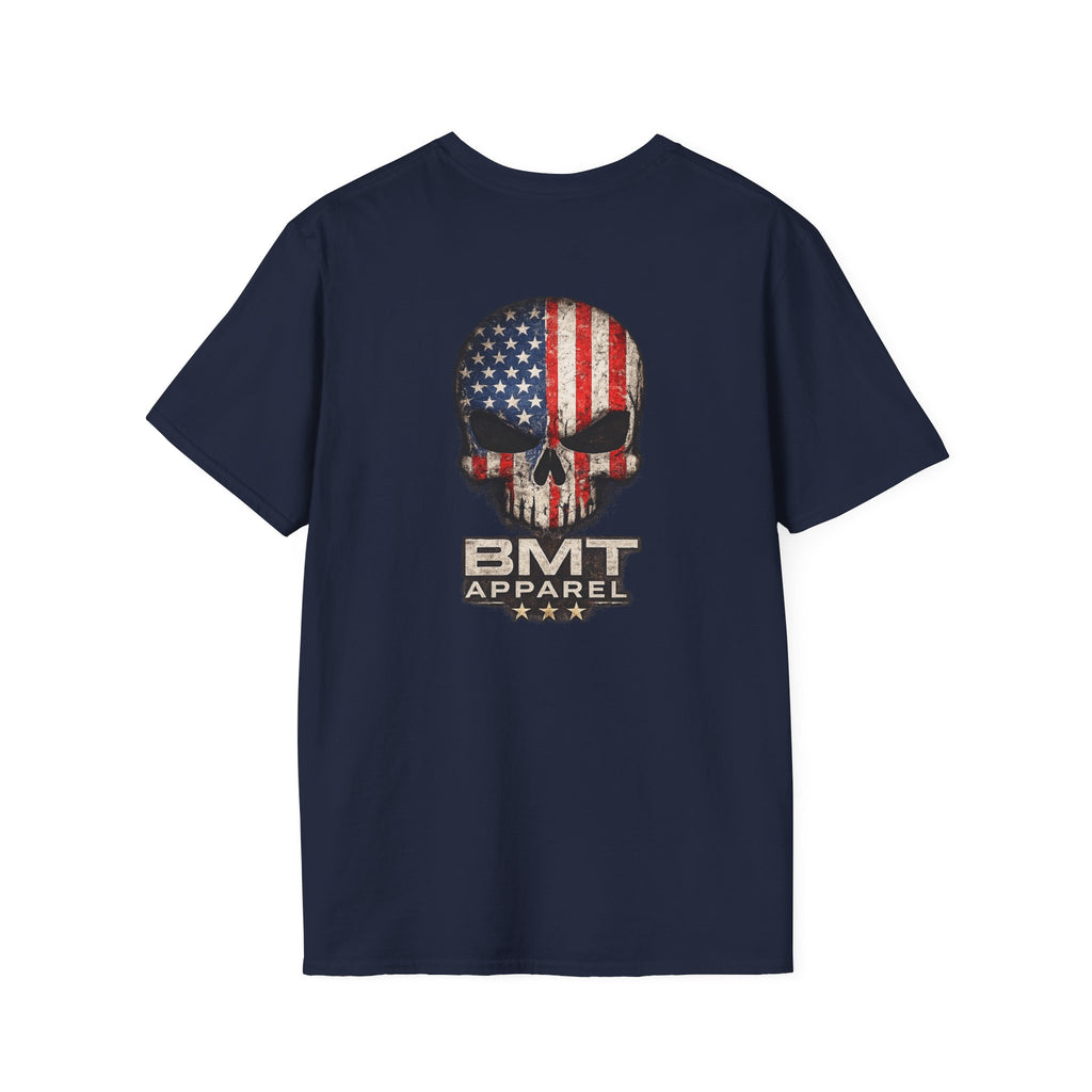 American Flag Skull T-Shirt | BMT Apparel