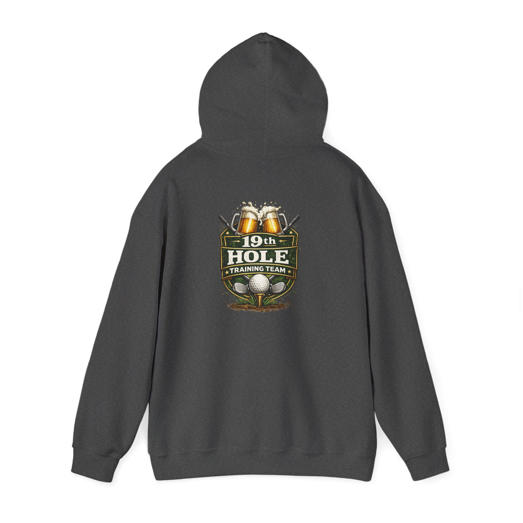 19th Hole Golf Crest Hoodie | Golf Training Team sweatshirt
