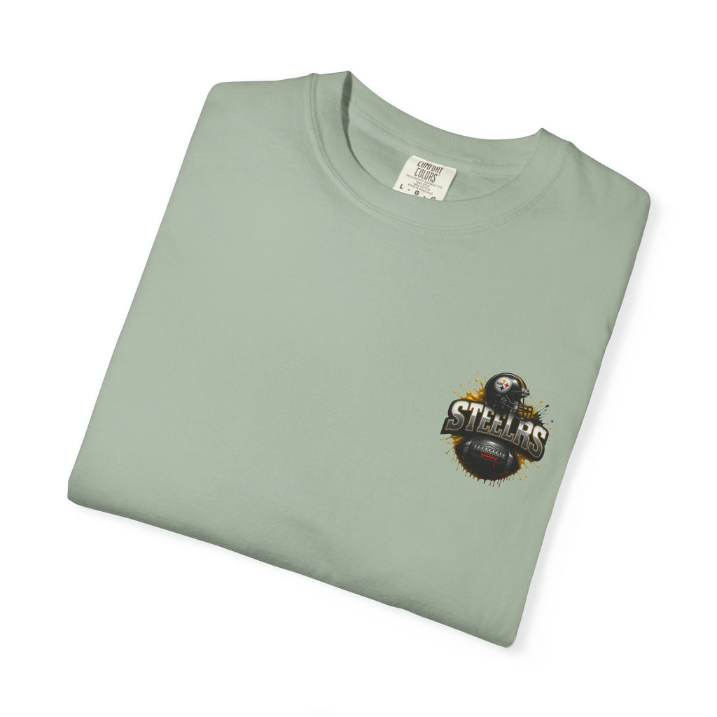 Steelers Graphic T-Shirt — Retro Helmet & Splash Logo