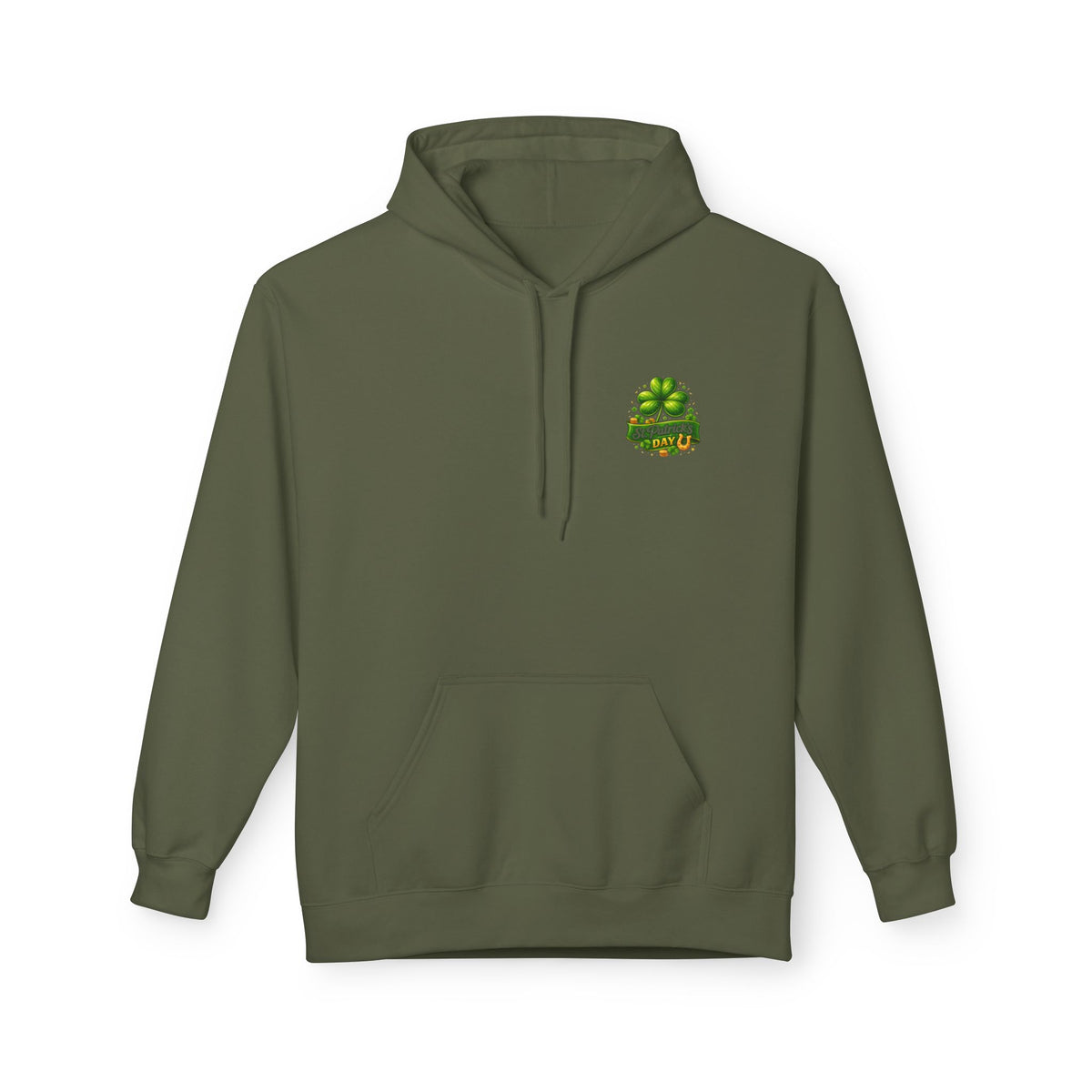Built-In Beer Holder Hoodie | St. Patrick's Day Leprechaun Beer Belly Design