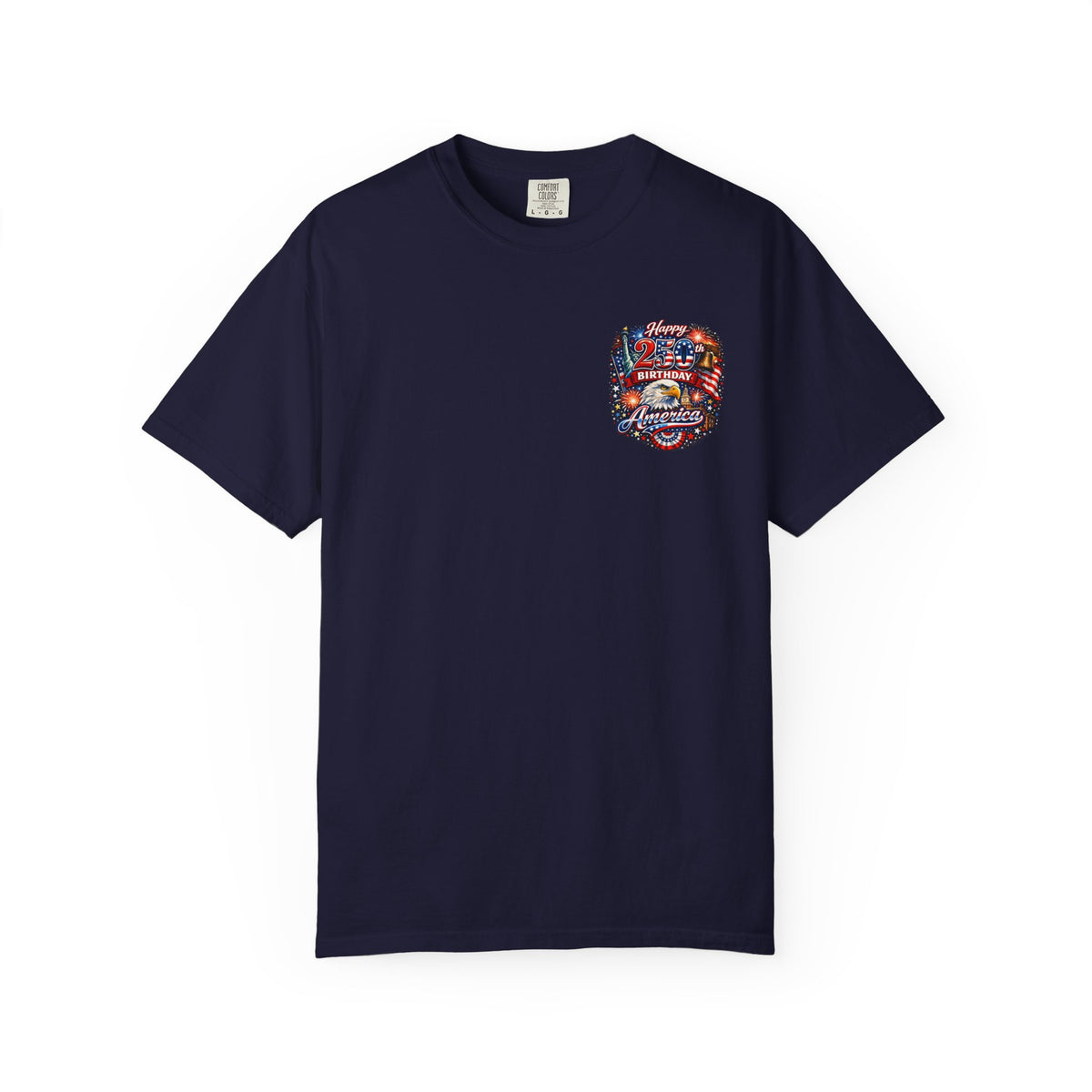 American Flag Eagle Veteran T-shirt | Military Emblem Tee