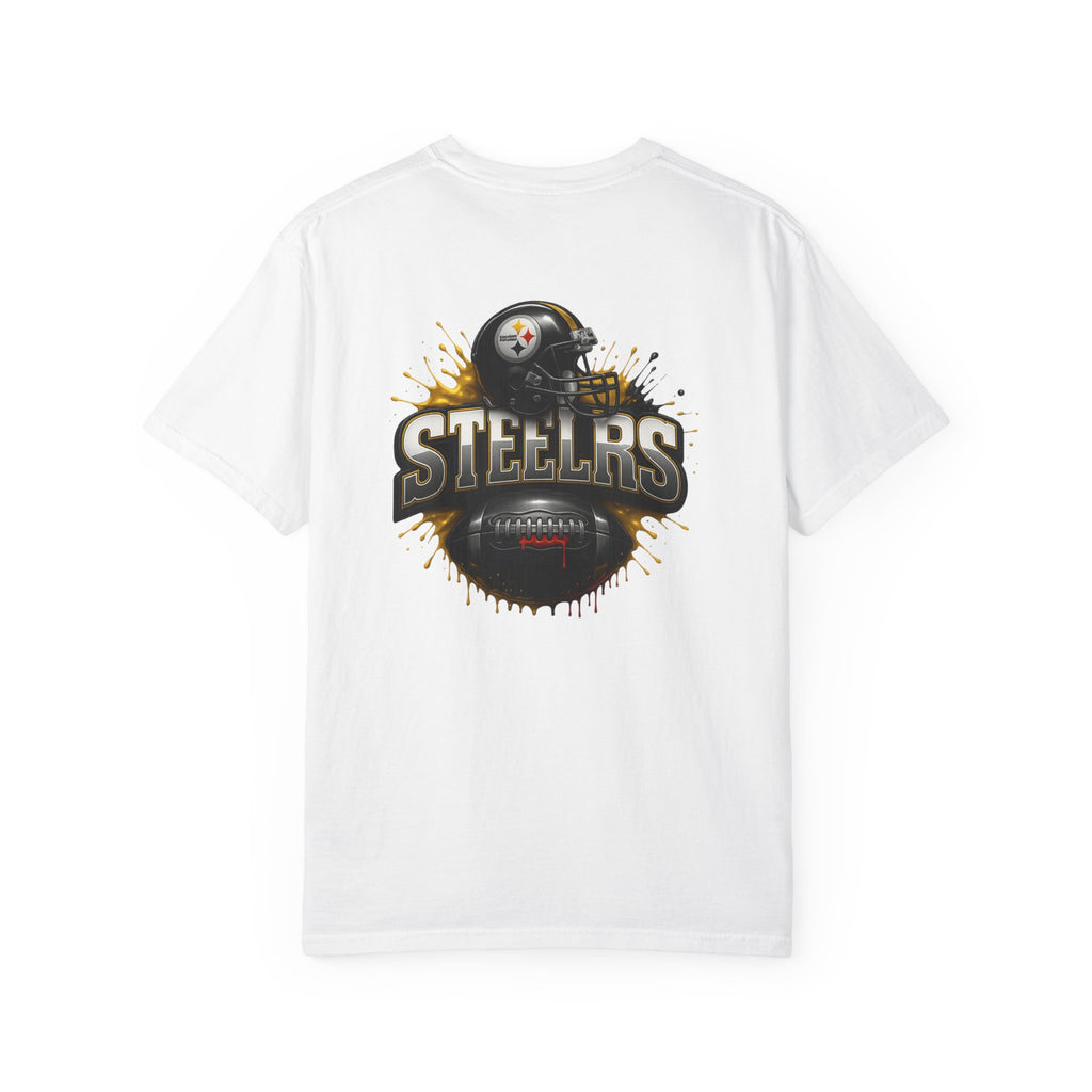 Steelers Graphic T-Shirt — Retro Helmet & Splash Logo