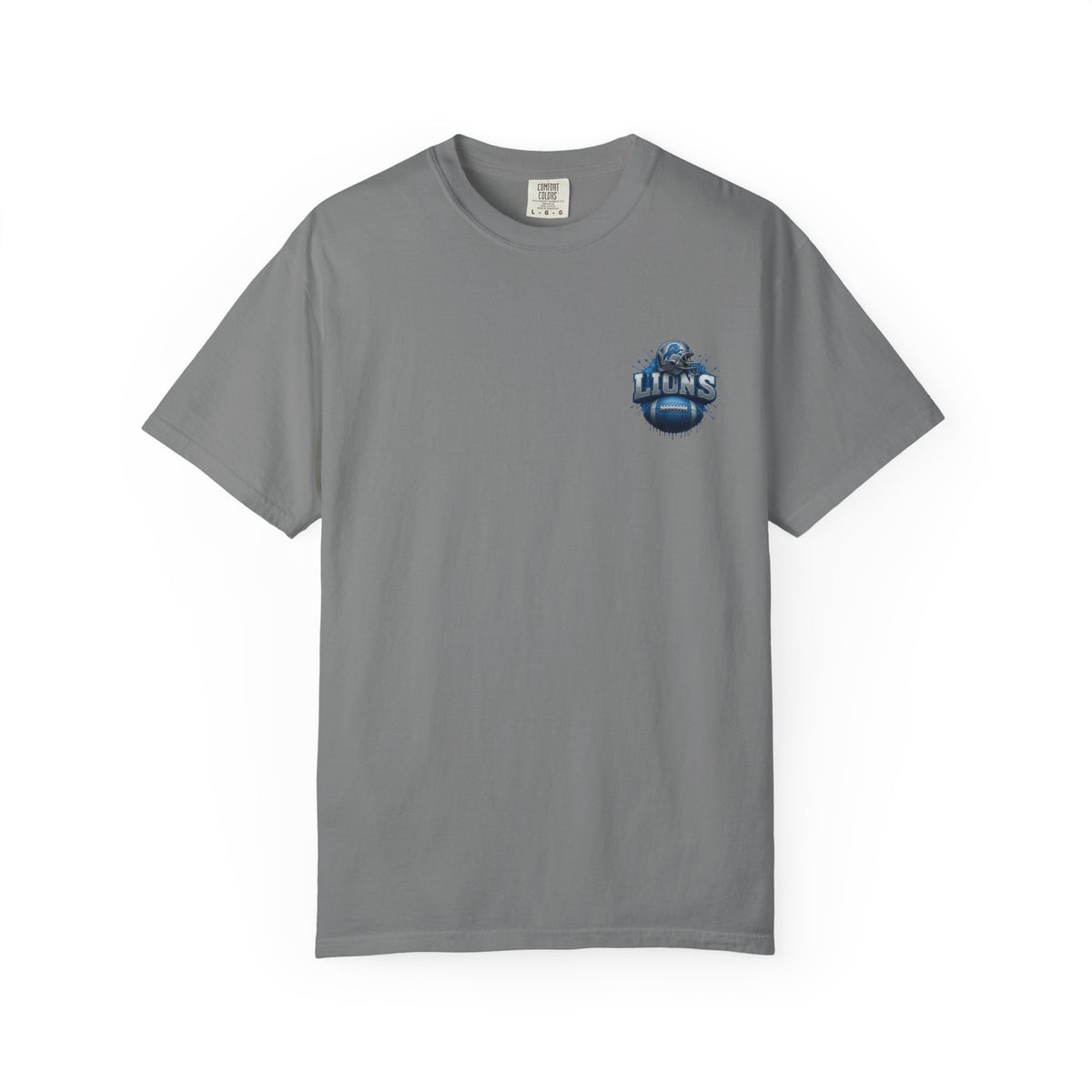 Football Graphic T-Shirt — Helmet & Ball Back Print