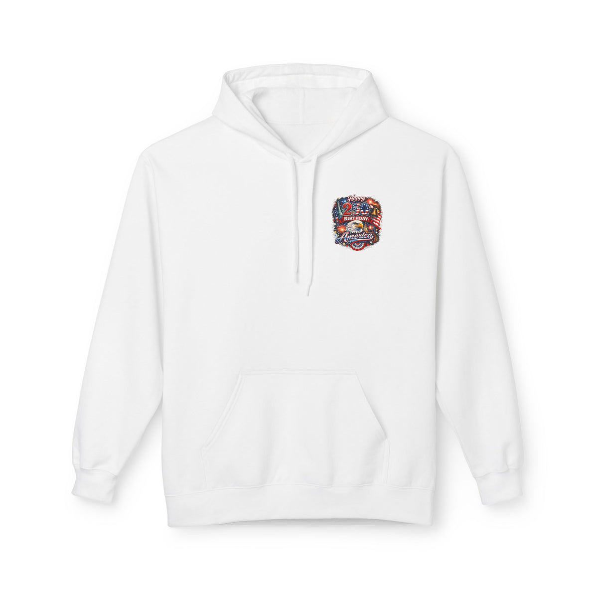 Land of the Free Because of the Brave Hoodie | American Flag Soldiers