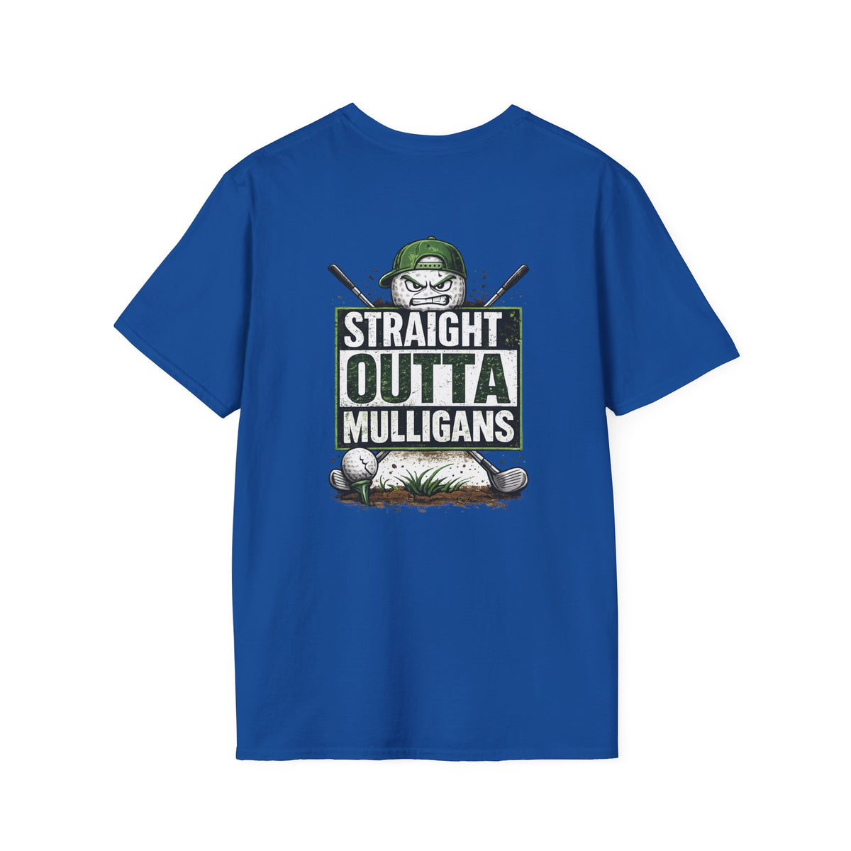 Straight Outta Mulligans T-Shirt | Golf Mulligan Funny Golfing Tee