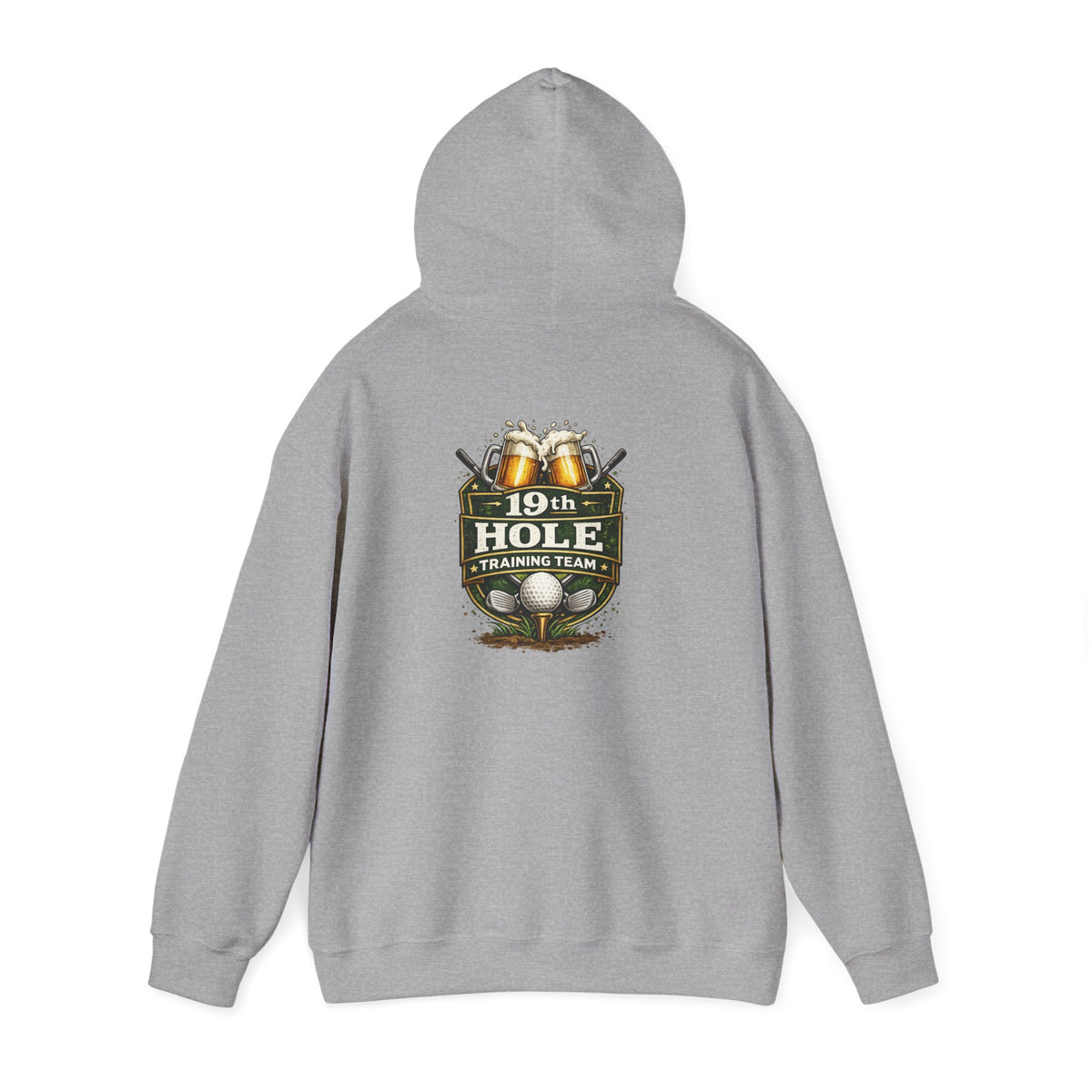 19th Hole Golf Crest Hoodie | Golf Training Team sweatshirt