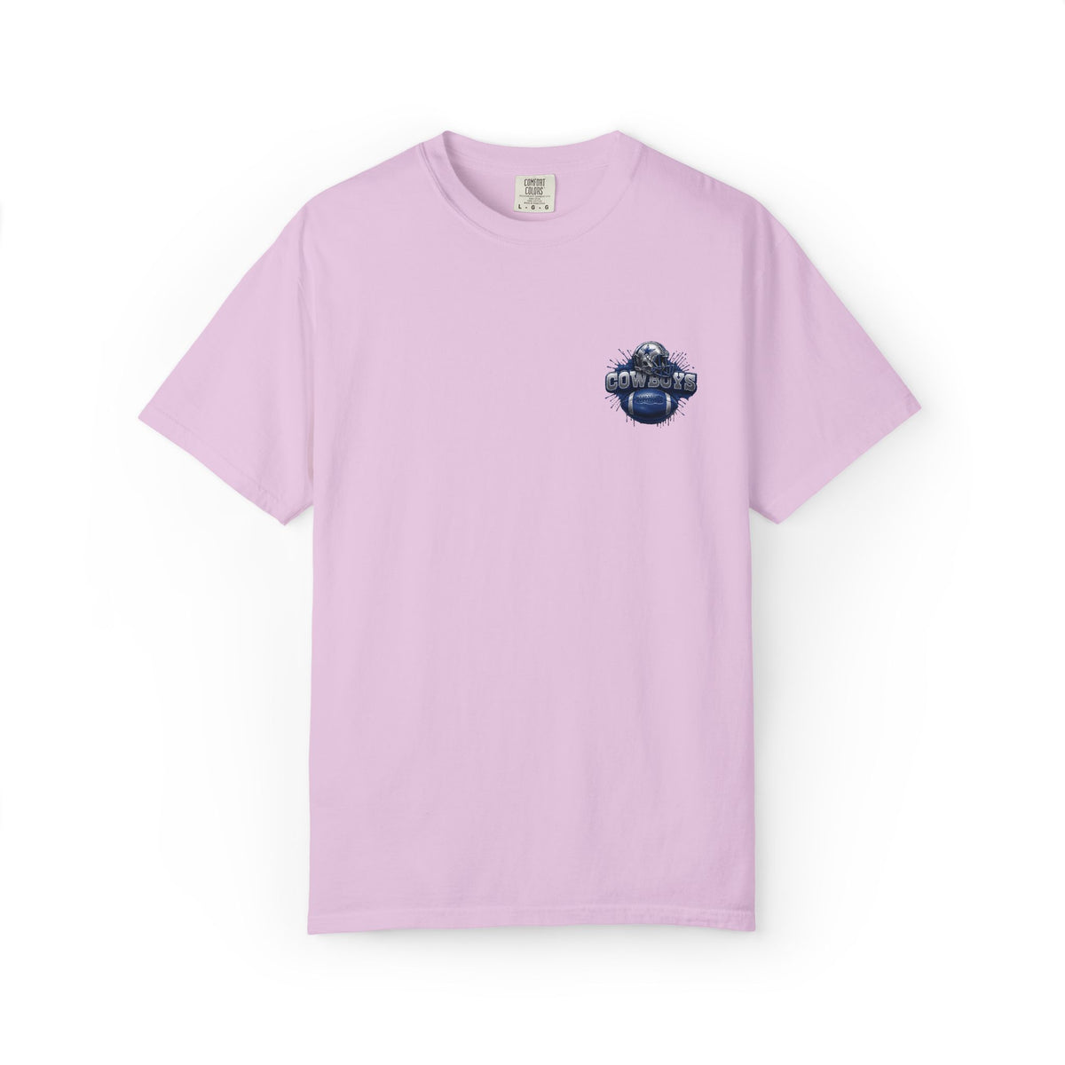 Dallas Cowboys Football T-Shirt — Team Helmet & Ball Logo Tee