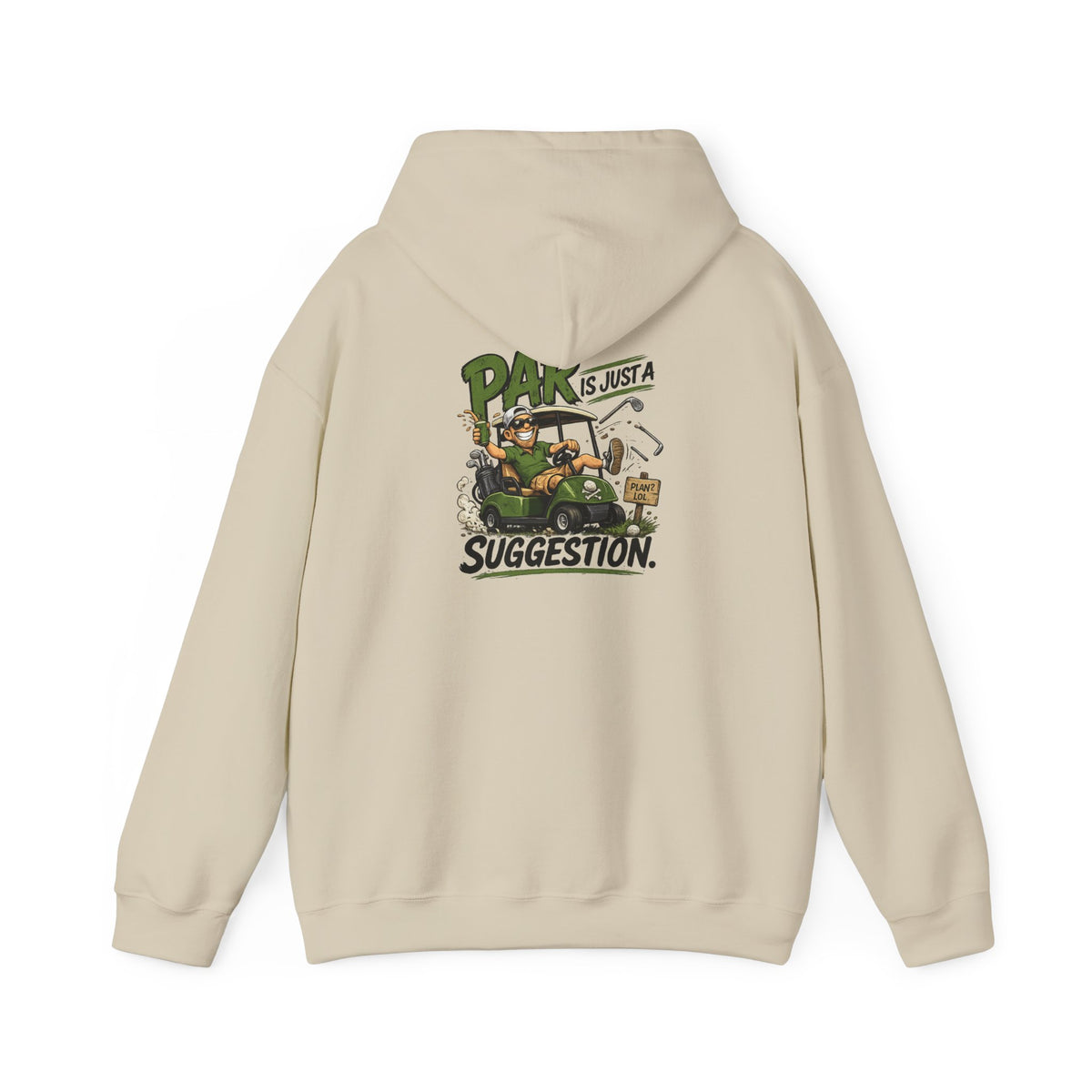Par Is Just a Suggestion hoodie | military jeep cartoon design