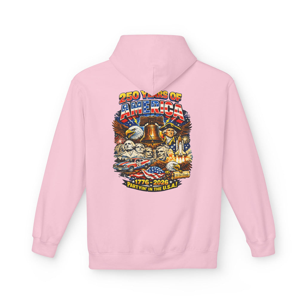 250 Years of America Hoodie | 1776-2026 Patriotic Liberty Bell Graphic