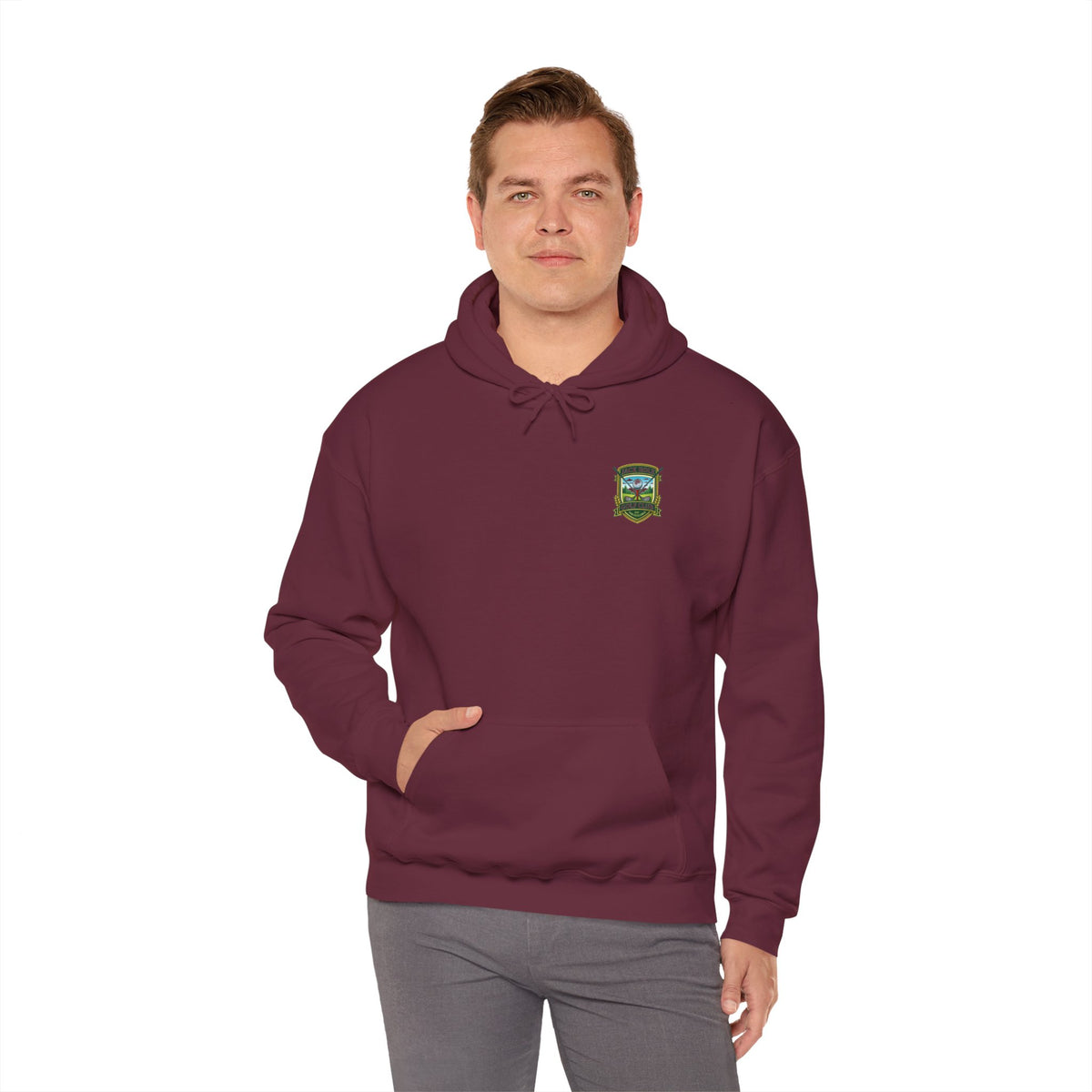 Born to Bogey frog illustration Hoodie | Golf humor sweatshirt