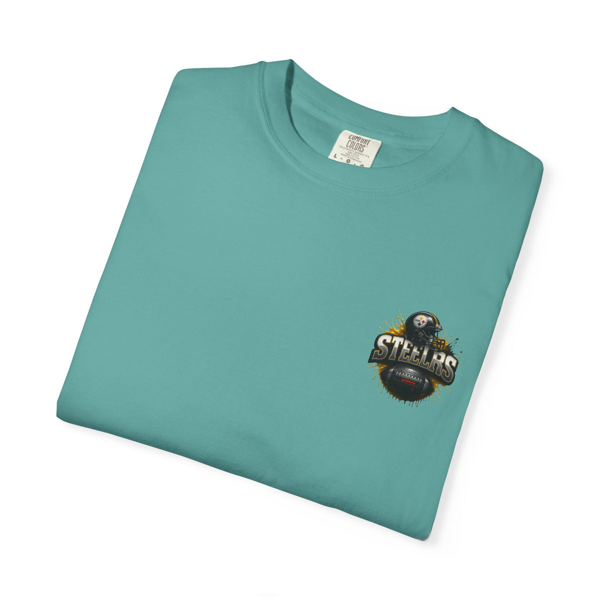 Steelers Graphic T-Shirt — Retro Helmet & Splash Logo