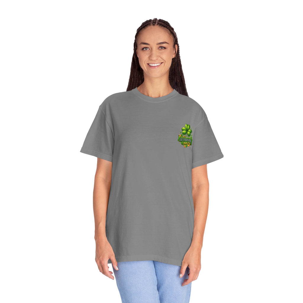 T-Shirt — "Will Work For Beer" Leprechaun St. Patrick's Day Tee