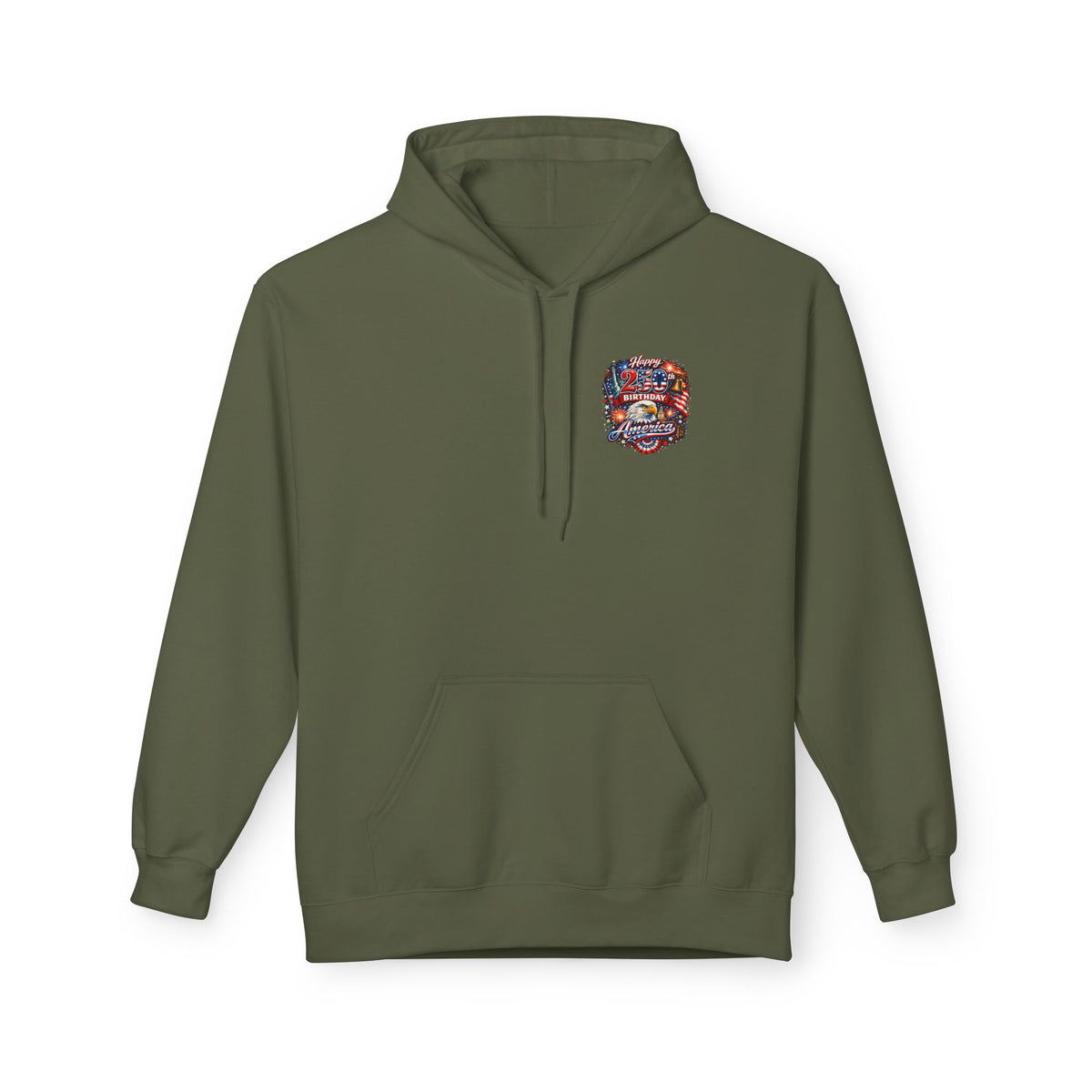 American Flag Eagle Veteran Hoodie | Patriotic Military Emblem