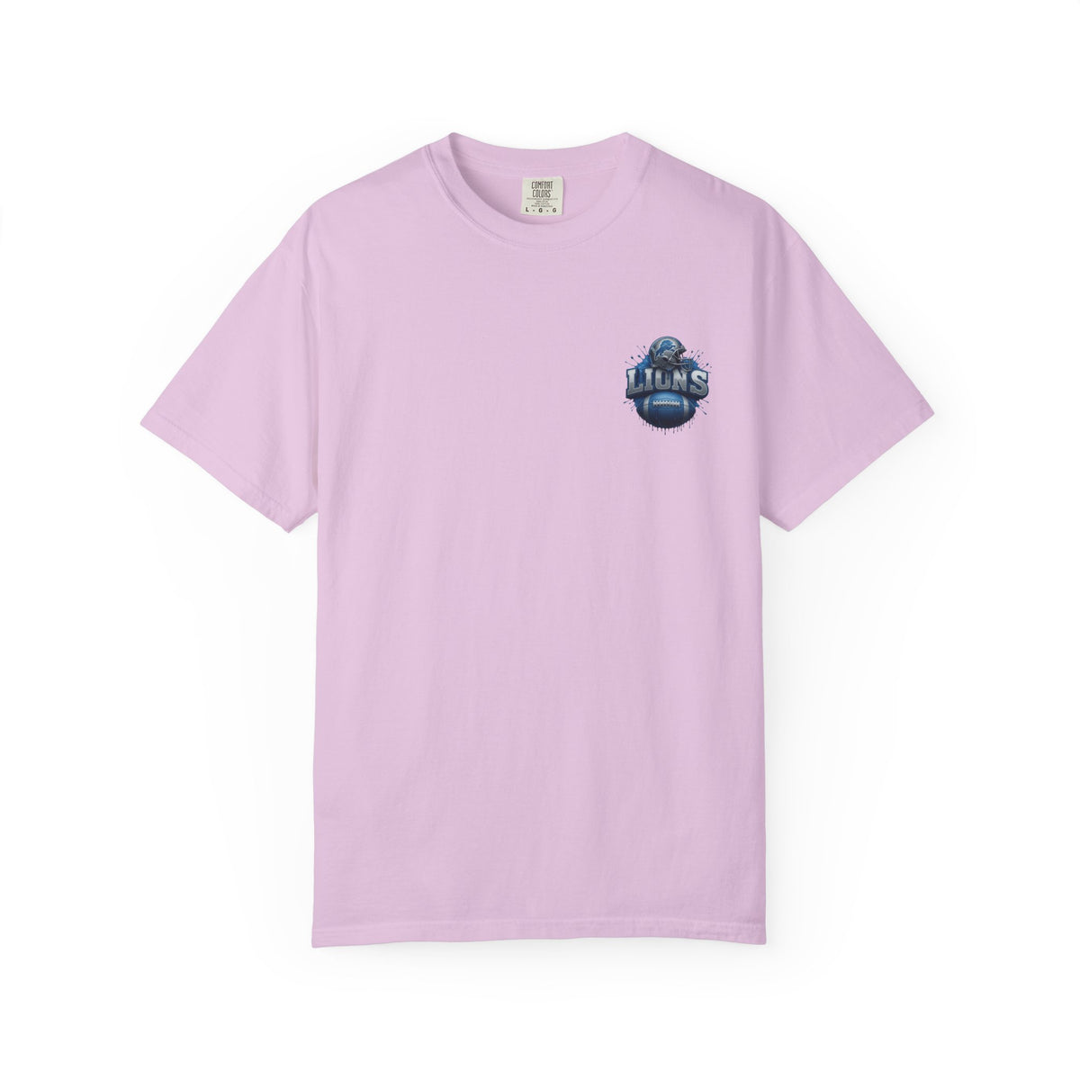 Football Graphic T-Shirt — Helmet & Ball Back Print