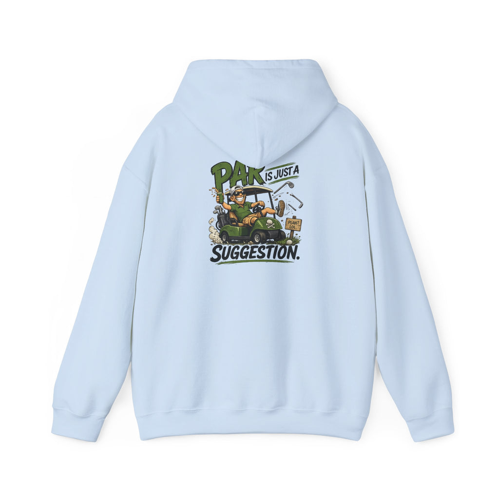 Par Is Just a Suggestion hoodie | military jeep cartoon design