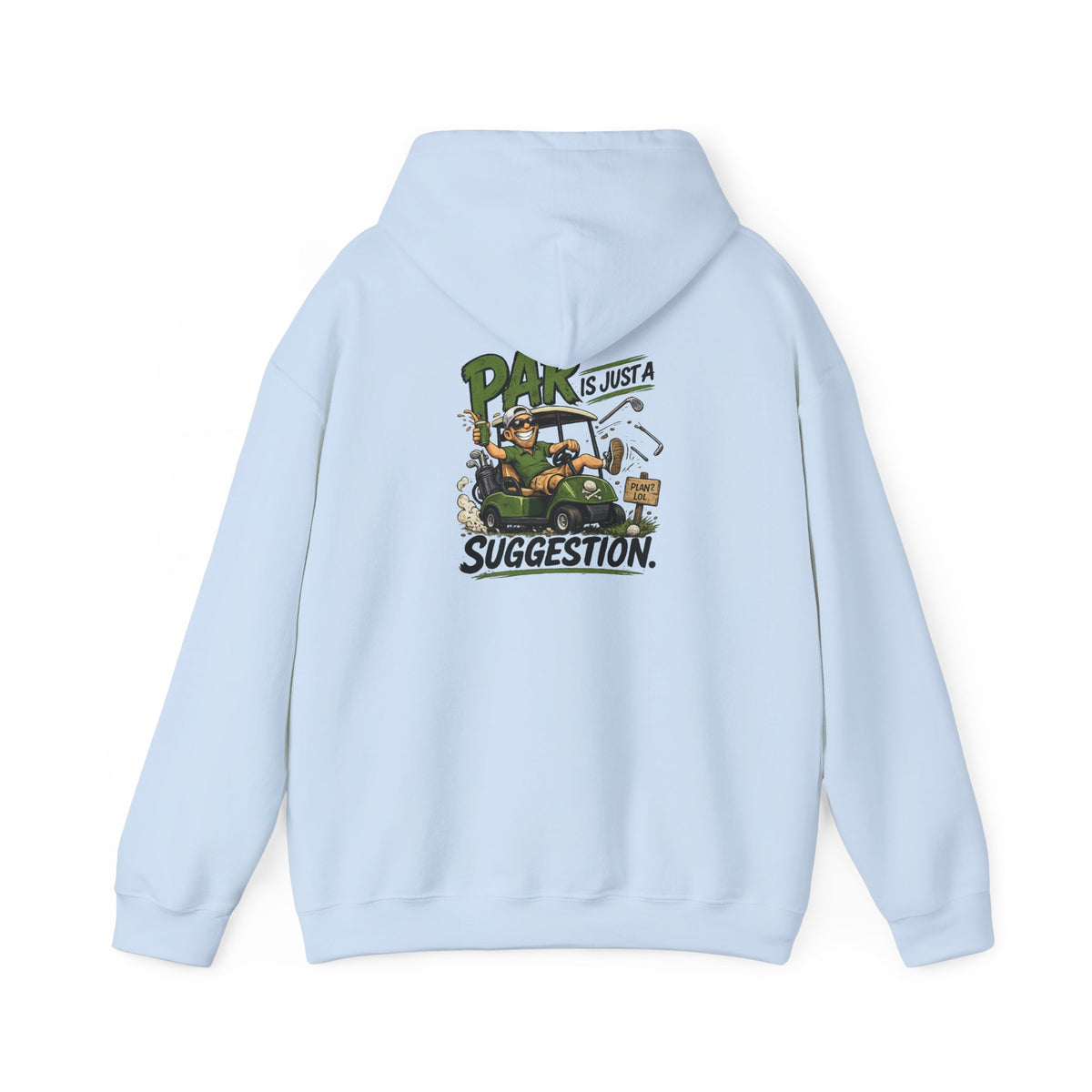 Par Is Just a Suggestion hoodie | military jeep cartoon design
