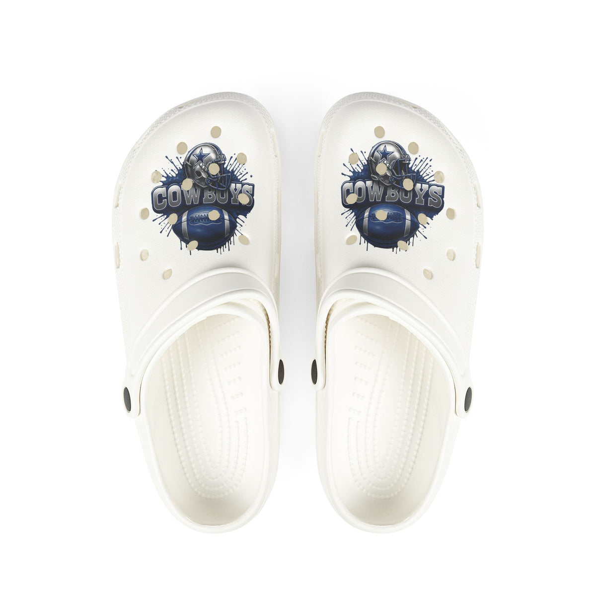 Cowboys Graphic Clog Shoes — EVA Foam Slip-On with 'Cow Boys' Design